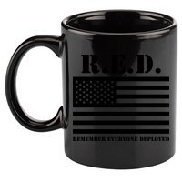 R.E.D. Friday | On Fridays We Wear Red | Remember Everyone Deployed 11oz C Handle Ceramic Mug