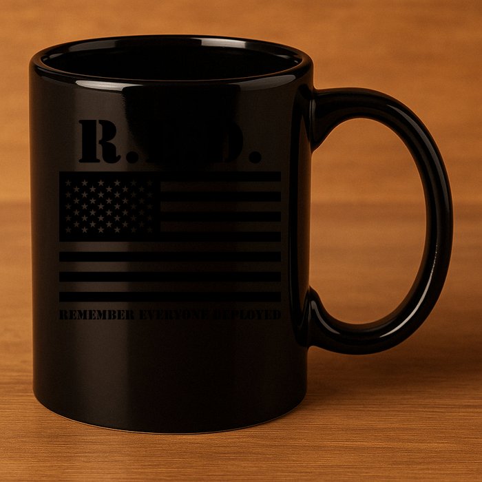 R.E.D. Friday | On Fridays We Wear Red | Remember Everyone Deployed 11oz C Handle Ceramic Mug