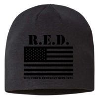 R.E.D. Friday | On Fridays We Wear Red | Remember Everyone Deployed Sustainable Beanie