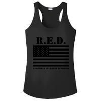 R.E.D. Friday | On Fridays We Wear Red | Remember Everyone Deployed Ladies PosiCharge Competitor Racerback Tank