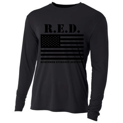 R.E.D. Friday | On Fridays We Wear Red | Remember Everyone Deployed Cooling Performance Long Sleeve Crew