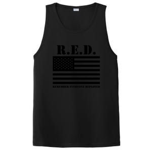 R.E.D. Friday | On Fridays We Wear Red | Remember Everyone Deployed PosiCharge Competitor Tank