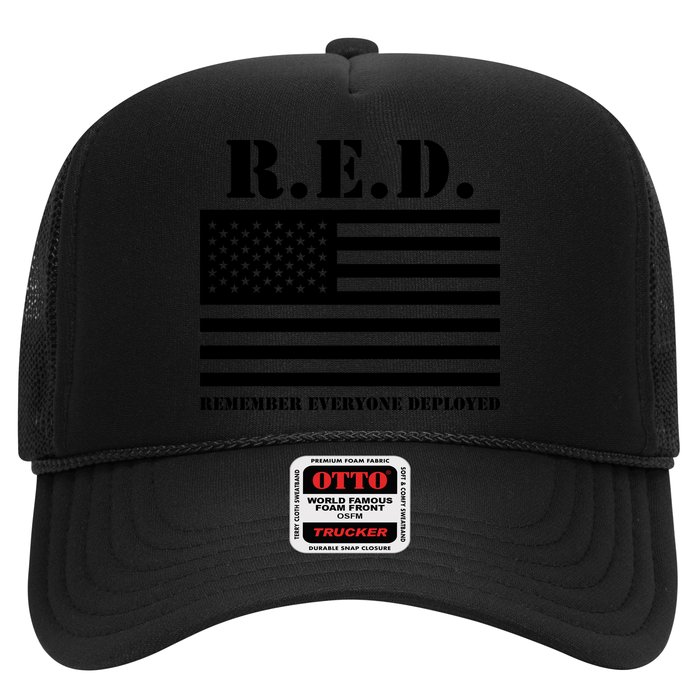 R.E.D. Friday | On Fridays We Wear Red | Remember Everyone Deployed Trucker Hat