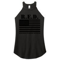 R.E.D. Friday | On Fridays We Wear Red | Remember Everyone Deployed Women's Perfect Tri Rocker Tank