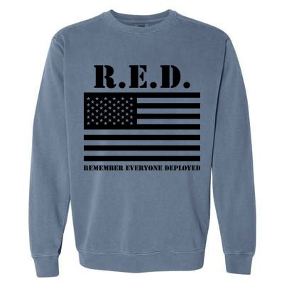 R.E.D. Friday | On Fridays We Wear Red | Remember Everyone Deployed Garment-Dyed Sweatshirt