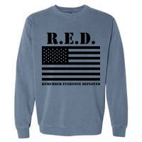 R.E.D. Friday | On Fridays We Wear Red | Remember Everyone Deployed Garment-Dyed Sweatshirt