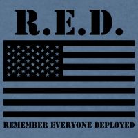 R.E.D. Friday | On Fridays We Wear Red | Remember Everyone Deployed Garment-Dyed Sweatshirt