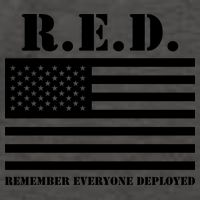 R.E.D. Friday | On Fridays We Wear Red | Remember Everyone Deployed Vector Backpack