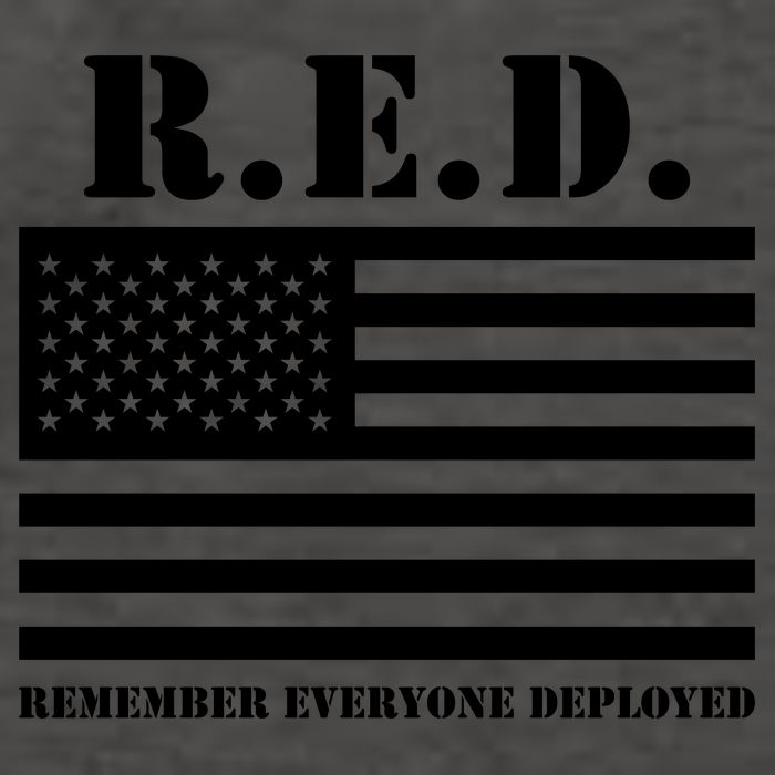 R.E.D. Friday | On Fridays We Wear Red | Remember Everyone Deployed Vector Backpack
