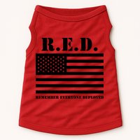 R.E.D. Friday | On Fridays We Wear Red | Remember Everyone Deployed Doggie Tank
