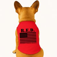 R.E.D. Friday | On Fridays We Wear Red | Remember Everyone Deployed Doggie Tank
