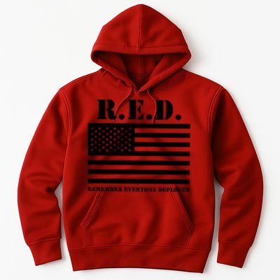 R.E.D. Friday | On Fridays We Wear Red | Remember Everyone Deployed Hoodie