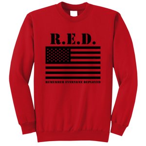 R.E.D. Friday | On Fridays We Wear Red | Remember Everyone Deployed Sweatshirt