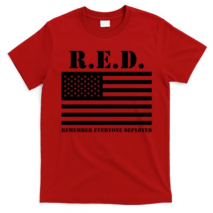 R.E.D. Friday | On Fridays We Wear Red | Remember Everyone Deployed T-Shirt