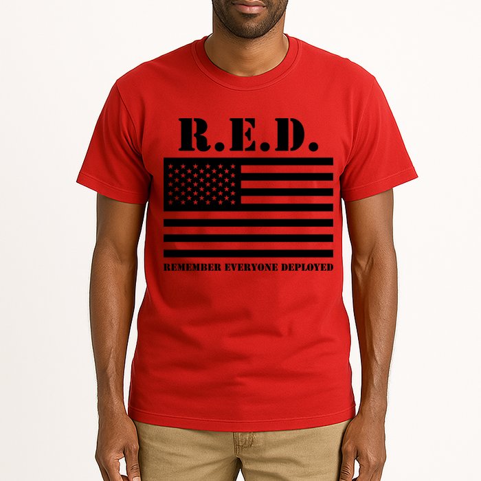 R.E.D. Friday | On Fridays We Wear Red | Remember Everyone Deployed Tall T-Shirt