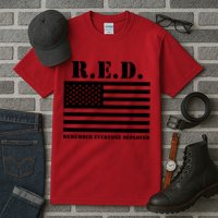 R.E.D. Friday | On Fridays We Wear Red | Remember Everyone Deployed Tall T-Shirt