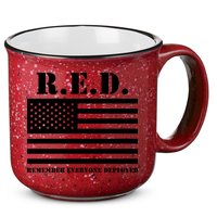 R.E.D. Friday | On Fridays We Wear Red | Remember Everyone Deployed 15oz Campfire Ceramic Mug