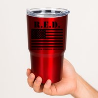 R.E.D. Friday | On Fridays We Wear Red | Remember Everyone Deployed Tumbler