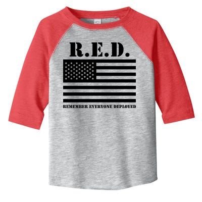 R.E.D. Friday | On Fridays We Wear Red | Remember Everyone Deployed Toddler Fine Jersey T-Shirt