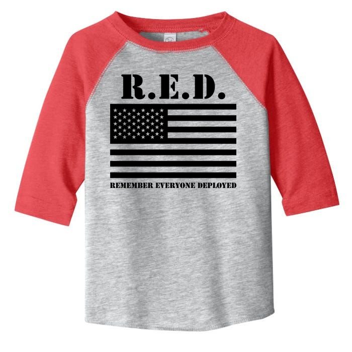 R.E.D. Friday | On Fridays We Wear Red | Remember Everyone Deployed Toddler Fine Jersey T-Shirt