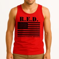 R.E.D. Friday | On Fridays We Wear Red | Remember Everyone Deployed Tank Top