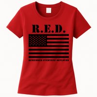 R.E.D. Friday | On Fridays We Wear Red | Remember Everyone Deployed Womens T-Shirt