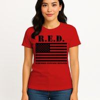 R.E.D. Friday | On Fridays We Wear Red | Remember Everyone Deployed Womens T-Shirt