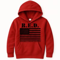 R.E.D. Friday | On Fridays We Wear Red | Remember Everyone Deployed Kids Hoodie