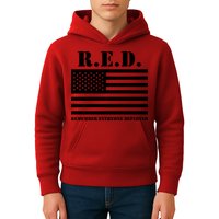 R.E.D. Friday | On Fridays We Wear Red | Remember Everyone Deployed Kids Hoodie