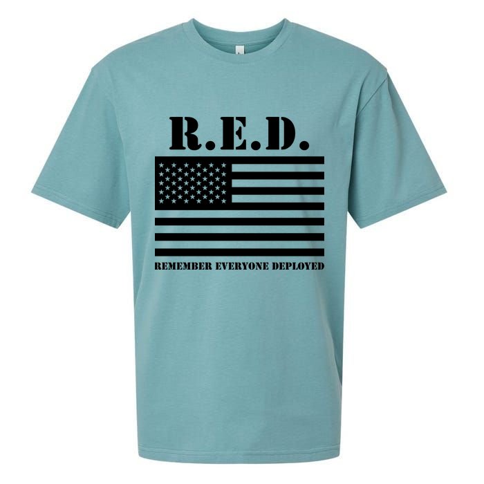 R.E.D. Friday | On Fridays We Wear Red | Remember Everyone Deployed Sueded Cloud Jersey T-Shirt