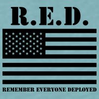R.E.D. Friday | On Fridays We Wear Red | Remember Everyone Deployed Sueded Cloud Jersey T-Shirt