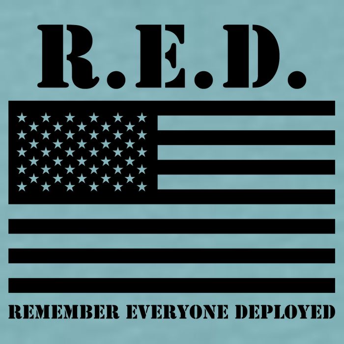 R.E.D. Friday | On Fridays We Wear Red | Remember Everyone Deployed Sueded Cloud Jersey T-Shirt