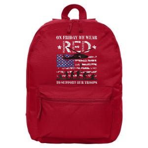 Red Friday | On Fridays We Wear Red 16 in Basic Backpack