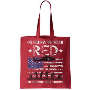 Red Friday | On Fridays We Wear Red Tote Bag