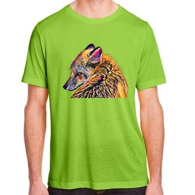 Red Fox Oil Paint Filter Fox Lover Great Gift Adult ChromaSoft Performance T-Shirt