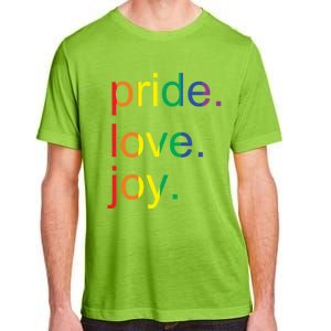 Rainbow Flag Pride Gay Lgbtq+ Gift Adult ChromaSoft Performance T-Shirt