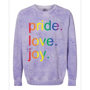 Rainbow Flag Pride Gay Lgbtq+ Gift Colorblast Crewneck Sweatshirt