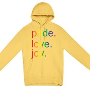 Rainbow Flag Pride Gay Lgbtq+ Gift Premium Pullover Hoodie