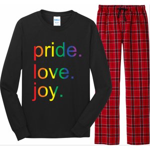 Rainbow Flag Pride Gay Lgbtq+ Gift Long Sleeve Pajama Set