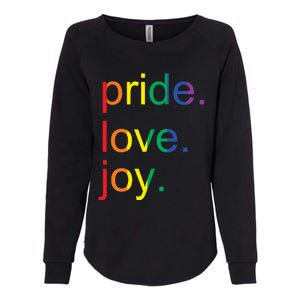 Rainbow Flag Pride Gay Lgbtq+ Gift Womens California Wash Sweatshirt