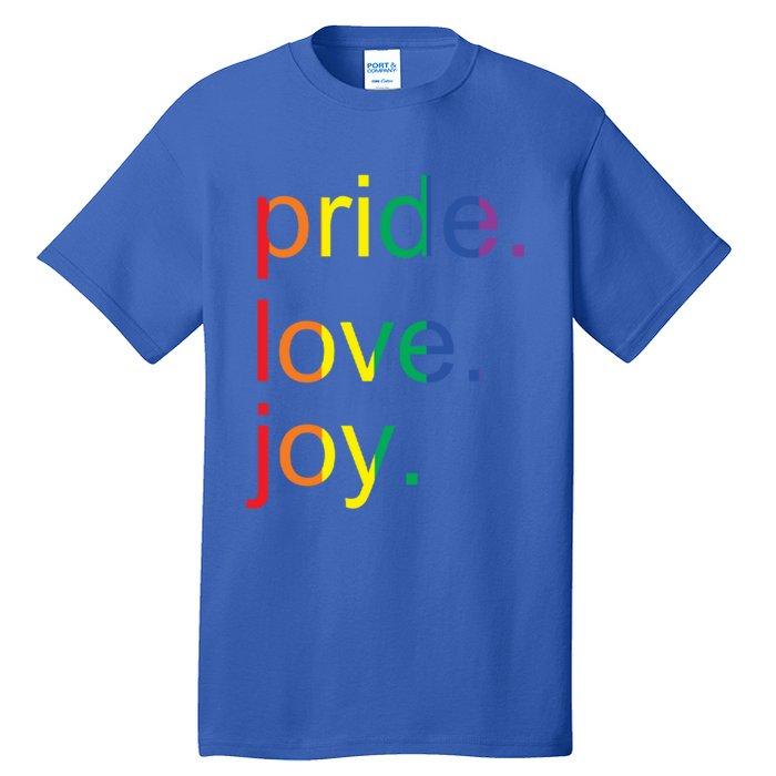 Rainbow Flag Pride Gay Lgbtq+ Gift Tall T-Shirt