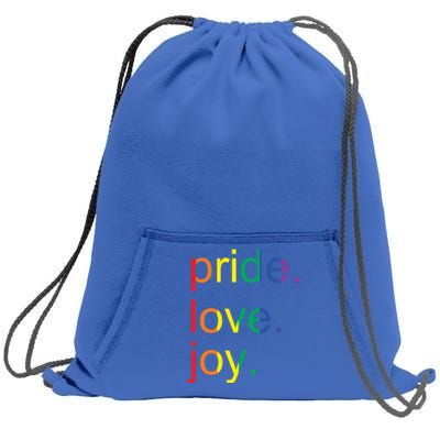 Rainbow Flag Pride Gay Lgbtq+ Gift Sweatshirt Cinch Pack Bag