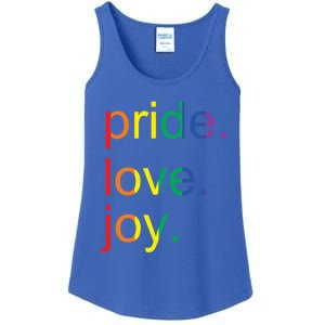 Rainbow Flag Pride Gay Lgbtq+ Gift Ladies Essential Tank