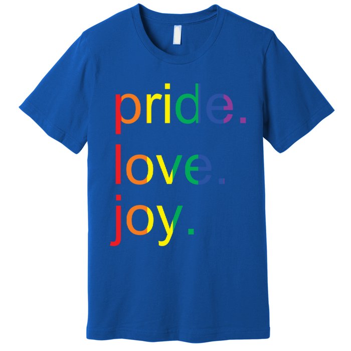 Rainbow Flag Pride Gay Lgbtq+ Gift Premium T-Shirt