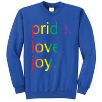 Rainbow Flag Pride Gay Lgbtq+ Gift Tall Sweatshirt