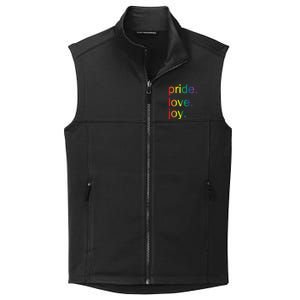 Rainbow Flag Pride Gay Lgbtq+ Gift Collective Smooth Fleece Vest