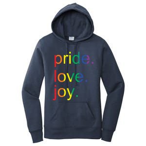 Rainbow Flag Pride Gay Lgbtq+ Gift Women's Pullover Hoodie