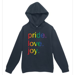 Rainbow Flag Pride Gay Lgbtq+ Gift Urban Pullover Hoodie