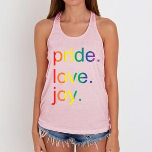 Rainbow Flag Pride Gay Lgbtq+ Gift Women's Knotted Racerback Tank