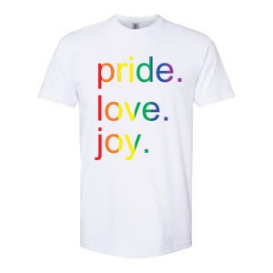 Rainbow Flag Pride Gay Lgbtq+ Gift Softstyle CVC T-Shirt